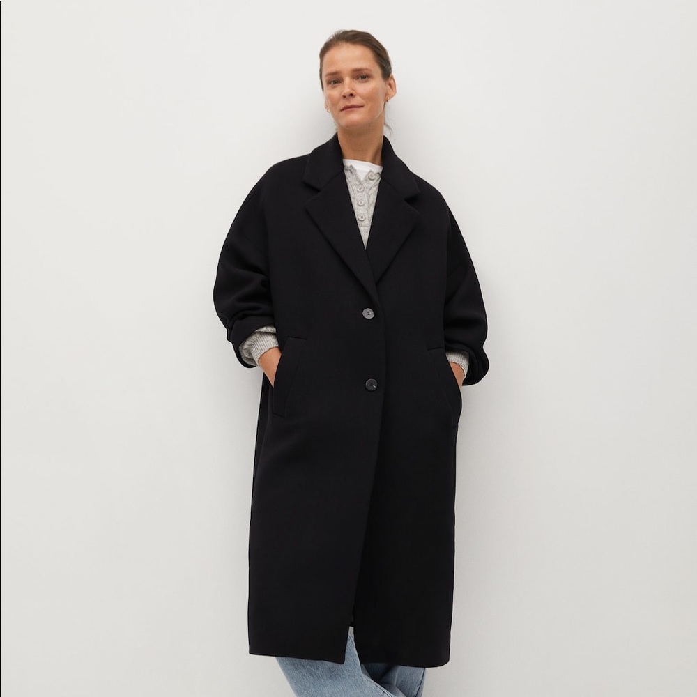 Mango Oversize Coat XS NWT